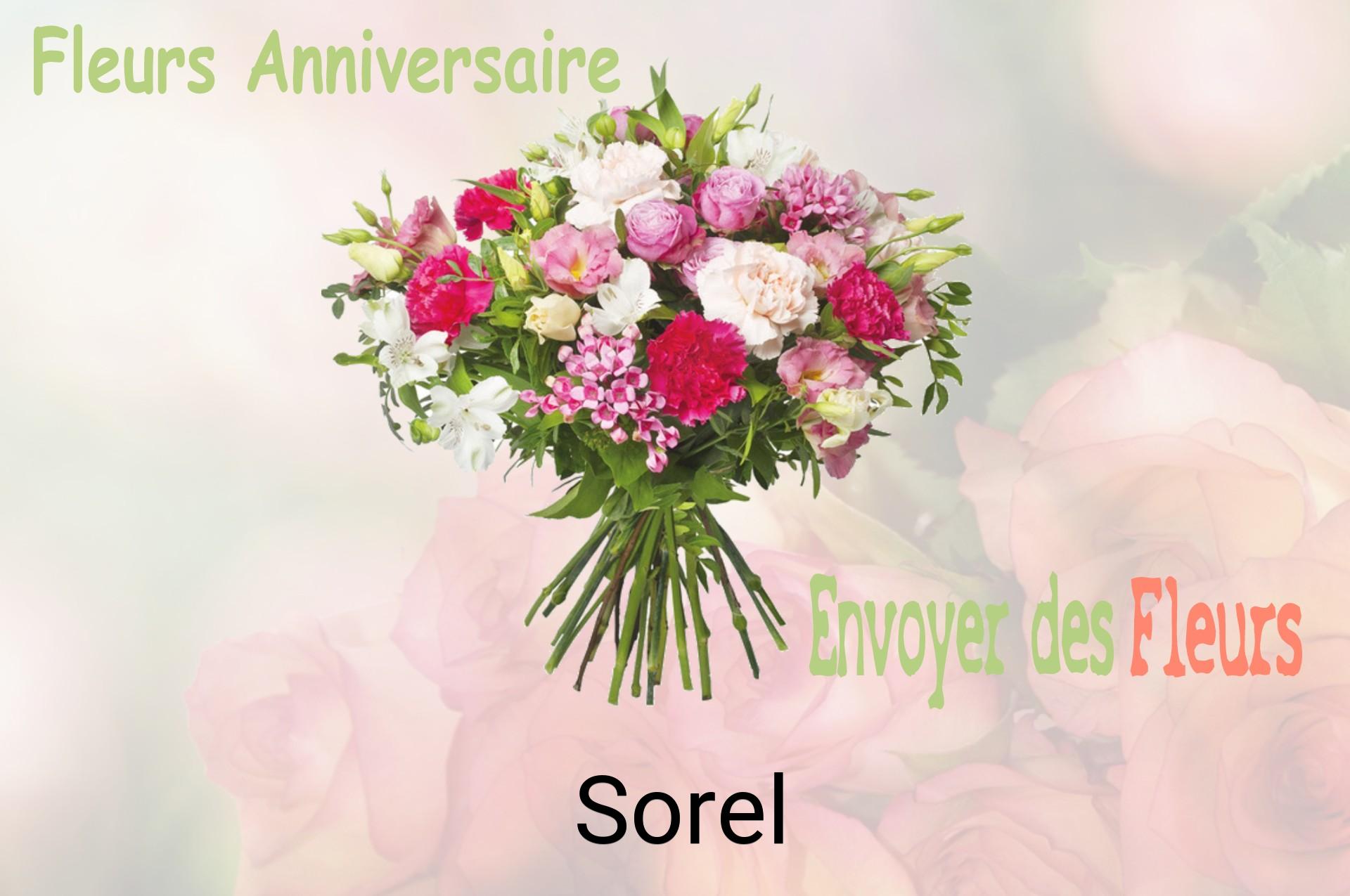 Bouquet de fleurs d’anniversaire livré à Sorel